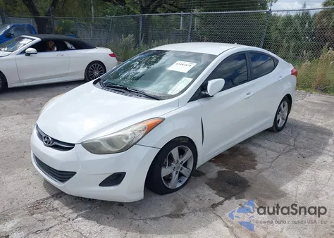 2013 Hyundai Elantra Gls from USA, damaged, VIN 5NPDH4AE3DH352008